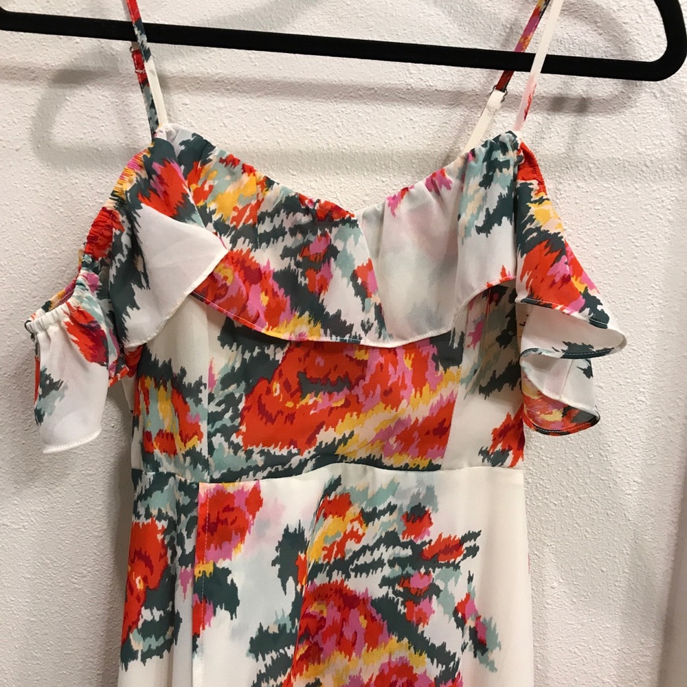 Floral Maxi Dress, Size Small